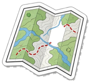 Folded Route Map